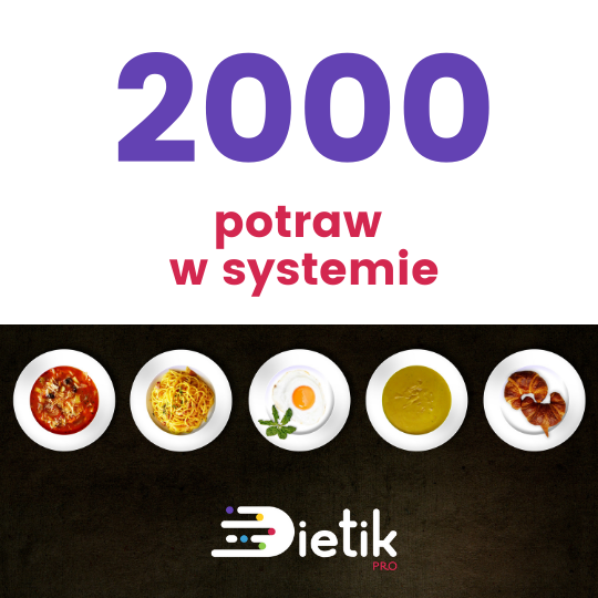 2000 potraw w systemie